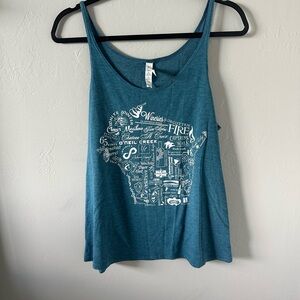 Gildan Blue Graphic Tank Top